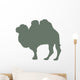 Large Olive Green Camel Wall Decal