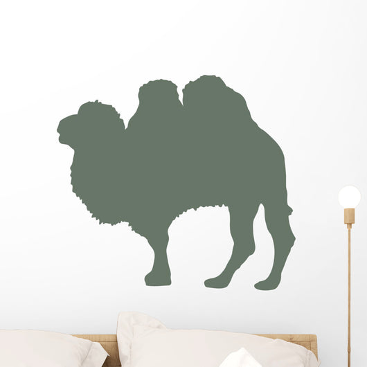 Large Olive Green Camel Wall Decal