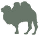 Large Olive Green Camel Wall Decal