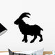 Black Billy Goat Wall Decal