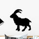 Black Billy Goat Wall Decal
