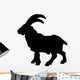 Black Billy Goat Wall Decal