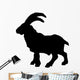 Black Billy Goat Wall Decal