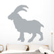 Grey Billy Goat Wall Decal