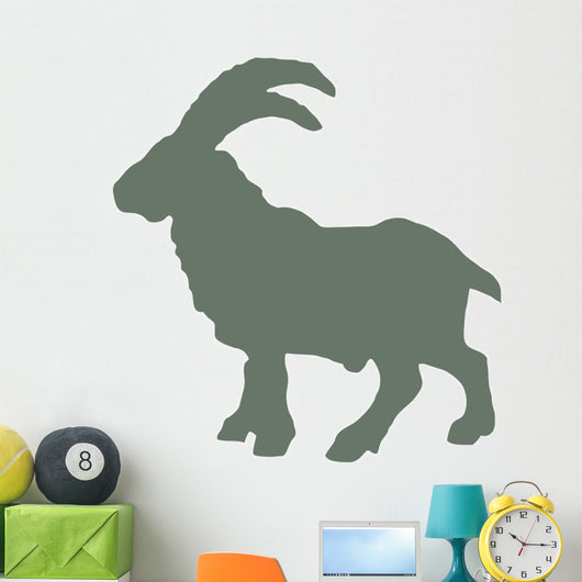 Green Billy Goat Wall Decal