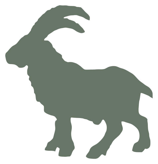 Green Billy Goat Wall Decal