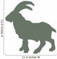 Green Billy Goat Wall Decal