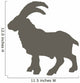 Brown Billy Goat Wall Decal