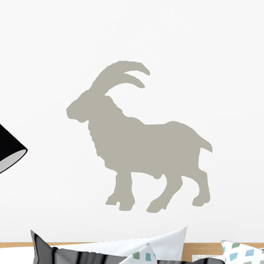 Tan Billy Goat Wall Decal