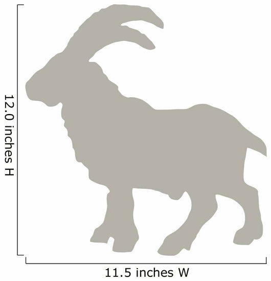 Tan Billy Goat Wall Decal