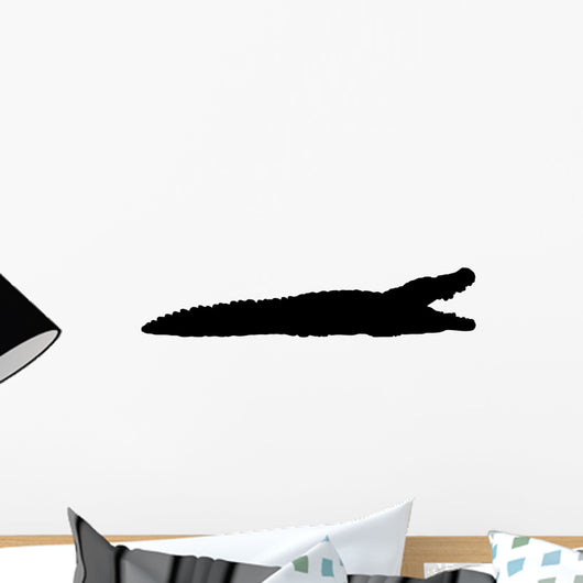 Black Crocodile Wall Decal