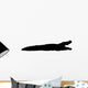 Black Crocodile Wall Decal