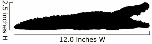 Black Crocodile Wall Decal