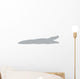 Grey Crocodile Silhouette Wall Decal