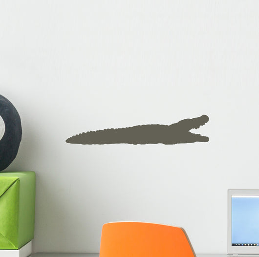 Brown Crocodile Wall Decal