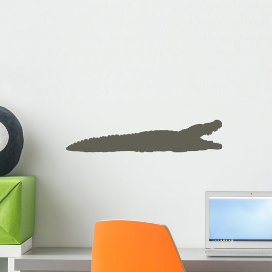 Brown Crocodile Wall Decal