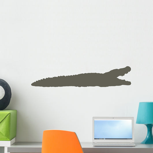 Brown Crocodile Wall Decal