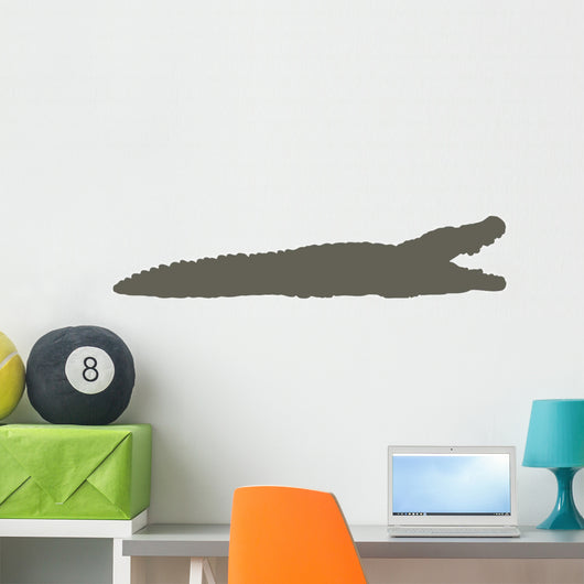 Brown Crocodile Wall Decal