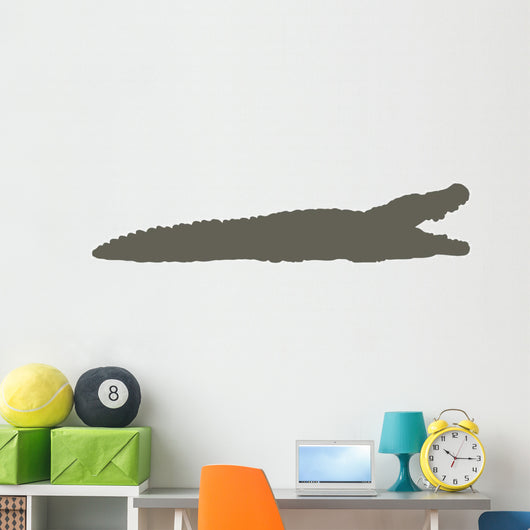 Brown Crocodile Wall Decal