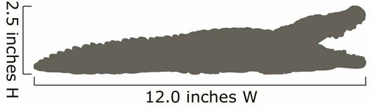 Brown Crocodile Wall Decal