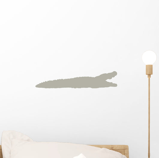 Tan Crocodile Wall Decal