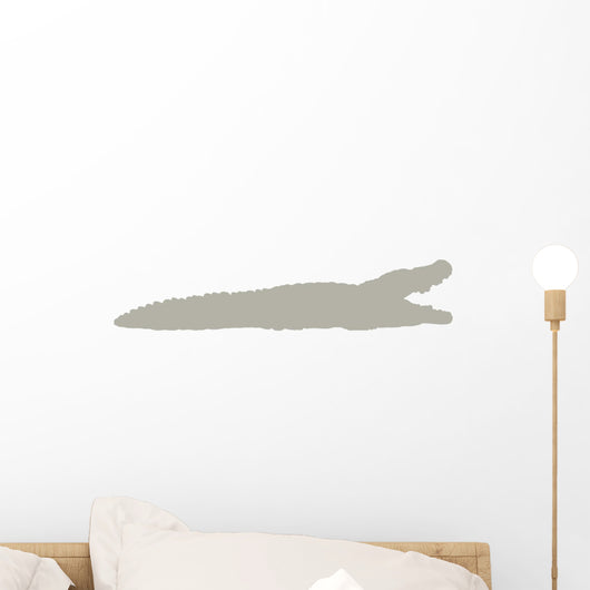 Tan Crocodile Wall Decal