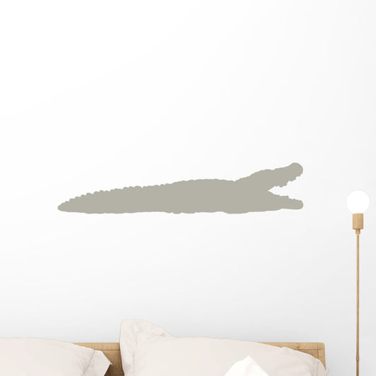 Tan Crocodile Wall Decal