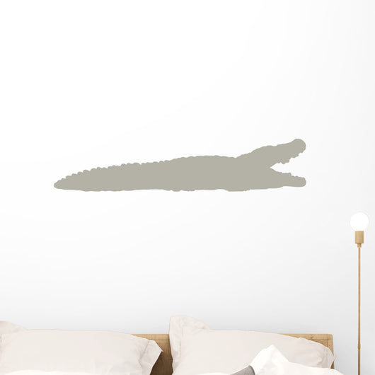 Tan Crocodile Wall Decal
