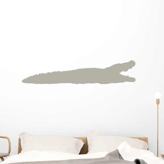 Tan Crocodile Wall Decal