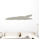 Tan Crocodile Wall Decal