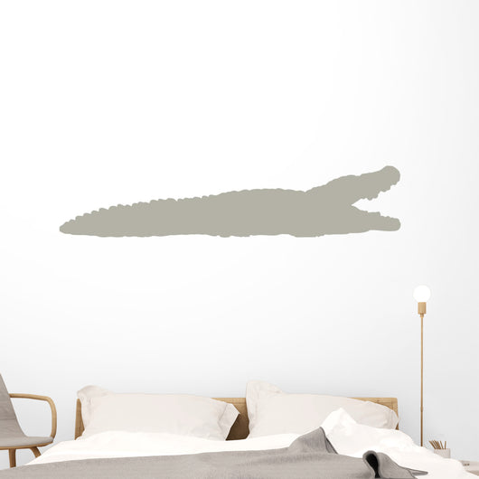 Tan Crocodile Wall Decal
