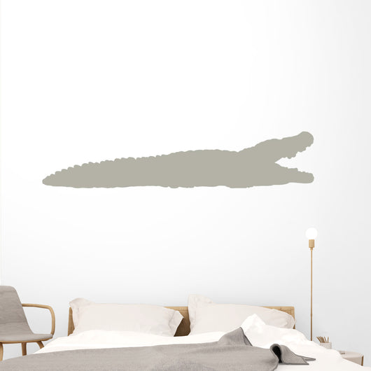Tan Crocodile Wall Decal
