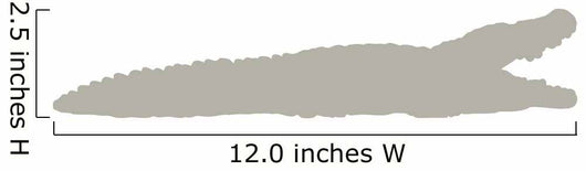 Tan Crocodile Wall Decal