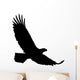 Black Realistic Eagle Silhouette Wall Decal
