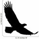 Black Realistic Eagle Silhouette Wall Decal