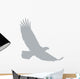Grey Eagle Silhouette Wall Decal
