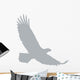 Grey Eagle Silhouette Wall Decal