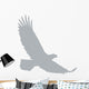 Grey Eagle Silhouette Wall Decal