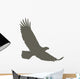Brown Eagle Silhouette Wall Decal