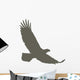 Brown Eagle Silhouette Wall Decal