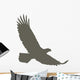 Brown Eagle Silhouette Wall Decal