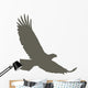 Brown Eagle Silhouette Wall Decal