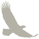 Tan Eagle Silhouette Wall Decal