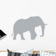 Grey Elephant Wall Decal