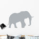 Grey Elephant Wall Decal