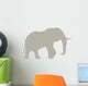 Tan Elephant Silhouette Wall Decal