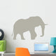 Tan Elephant Silhouette Wall Decal