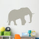 Tan Elephant Silhouette Wall Decal