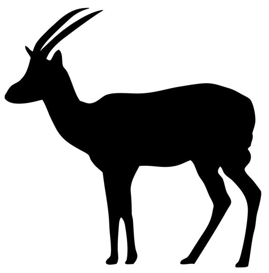 Black Gazelle Wall Decal