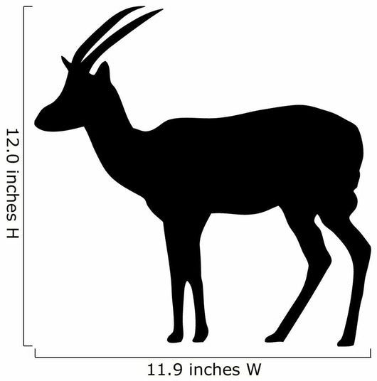Black Gazelle Wall Decal